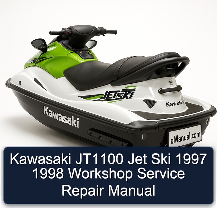 Kawasaki JT1100 Jet Ski 1997 1998 Workshop Service Repair Manual