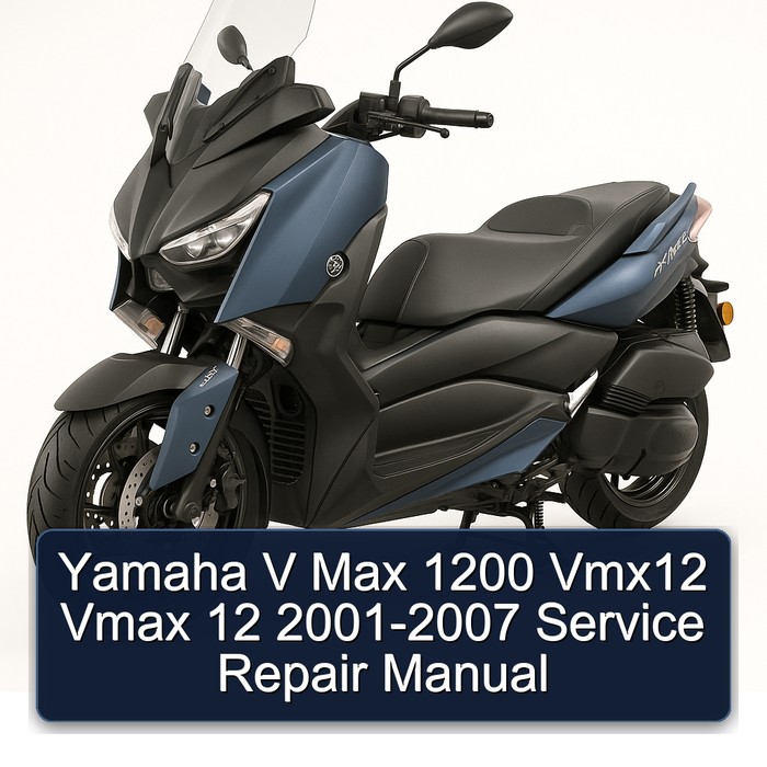 Yamaha V Max 1200 Vmx12 Vmax 12 2001-2007 Service Repair Manual