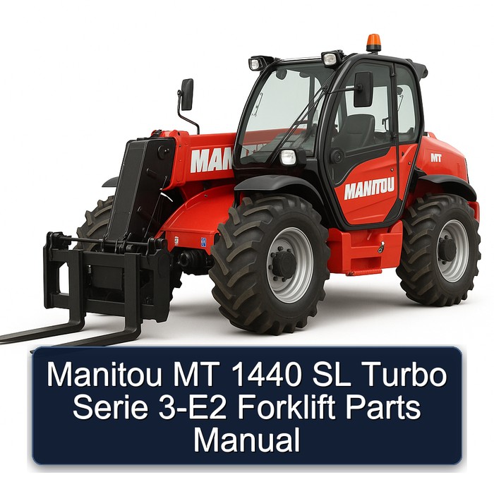 Manitou Mt 1440 Sl Turbo Serie 3-E2 Forklift Parts Catalog PDF Download