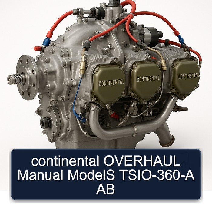 Manual de Reparación Completa Continental TSIO-360-A AB