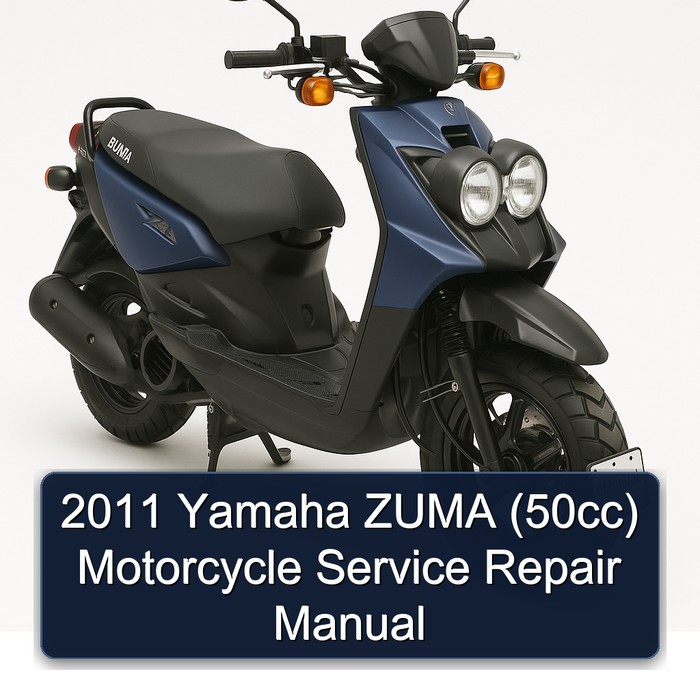 2011 Yamaha ZUMA (50cc) Motorcycle Service Repair Manual 