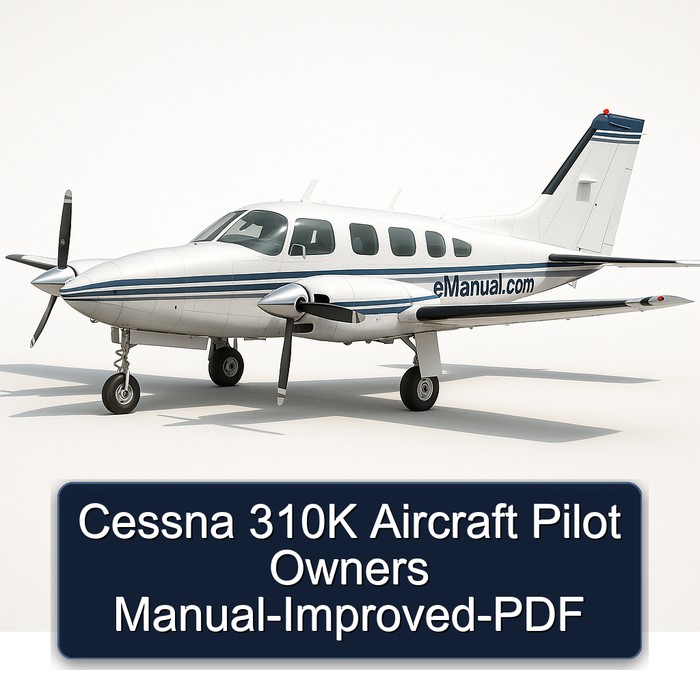 Cessna 310K Aircraft Pilot Owners Manual-Improved-PDF