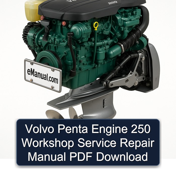 Volvo Penta Engine 250 Workshop Service Repair Manual PDF Download
