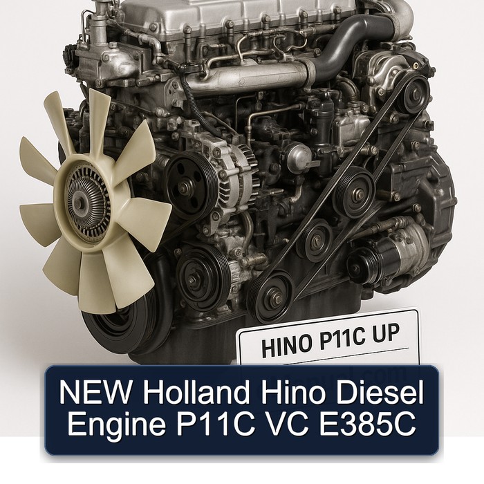 Motor Diésel P11C VC E385C New Holland Hino