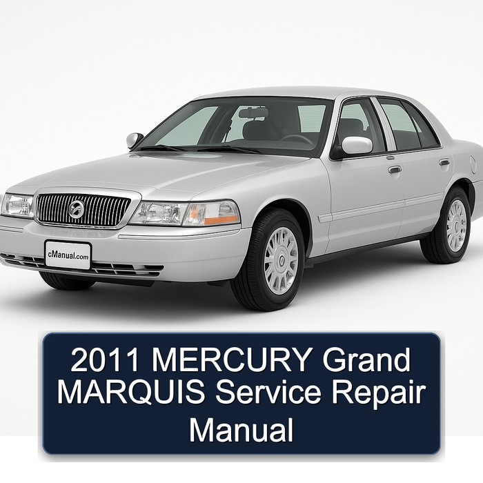 2011 MERCURY Grand MARQUIS Manual de servicio y reparación