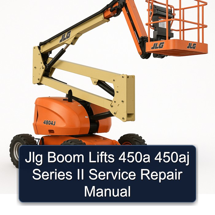 Jlg Boom Lifts 450a 450aj Series II Service Repair Manual 