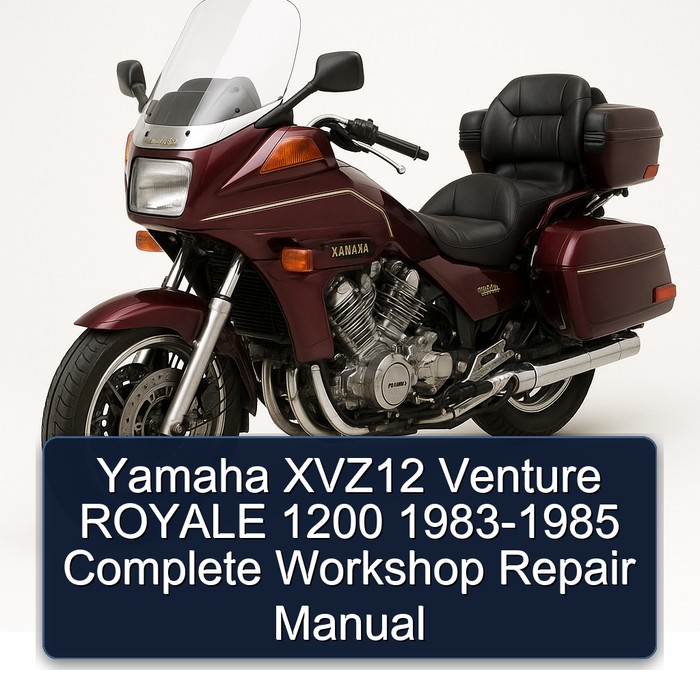 Yamaha XVZ12 Venture ROYALE 1200 1983-1985 Complete Workshop Repair Manual