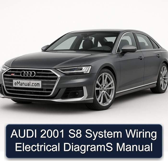 AUDI 2001 S8 System Wiring Electrical DiagramS Manual