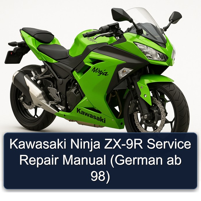 Kawasaki Ninja ZX-9R Manual de servicio y reparación (German ab 98)
