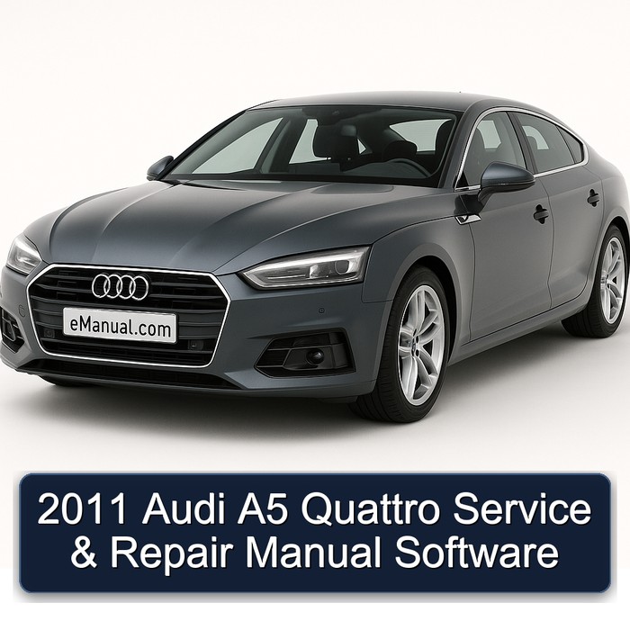 2011 Audi A5 Quattro Service & Repair Manual Software