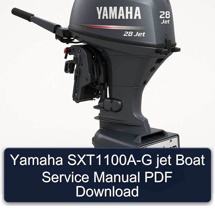 Yamaha SXT1100A-G Jetboot Servicehandbuch PDF Download