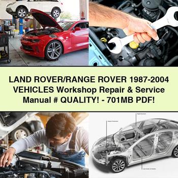 1996 Land Rover/Range Rover Vehicles Workshop Service Repair Manual PDF Download