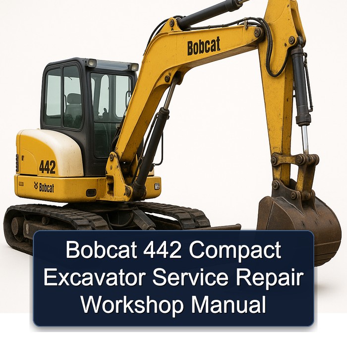 Bobcat 442 Compact Excavator Service Repair Workshop Manual