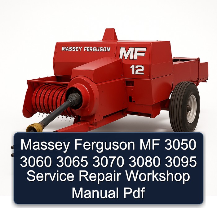 Massey Ferguson MF 3050 3060 3065 3070 3080 3095 Service Repair Workshop Manual Pdf
