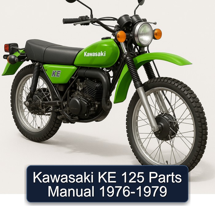 Kawasaki KE 125 Parts Manual 1976-1979