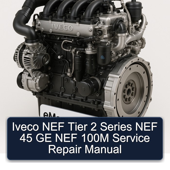 Manual de Servicio y Reparación Iveco NEF Tier 2 Series NEF 45 GE NEF 100M