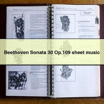 Beethoven Sonata 30 Op.109 Sheet Music PDF Download