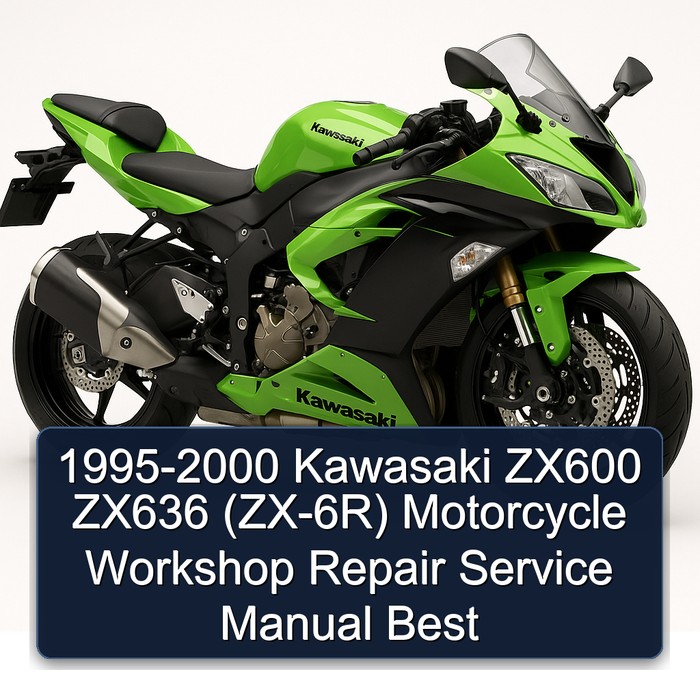 1995-2000 Kawasaki ZX600 ZX636 (ZX-6R) Motorcycle Workshop Repair Service Manual Best