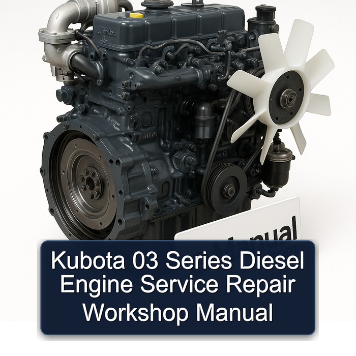 Manual de Servicio y Reparación del Motor Diésel Kubota Serie 03