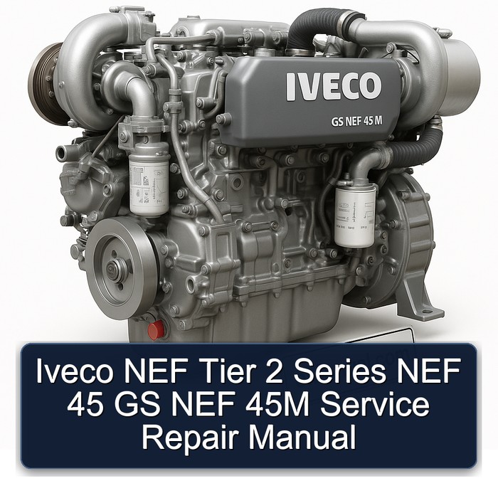 Iveco NEF Tier 2 Series NEF 45 GS NEF 45M Service Repair Manual