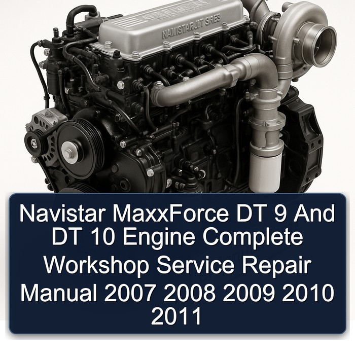 Manual de Reparación Completo del Taller para Motores Navistar MaxxForce DT 9 y DT 10, 2007-2011