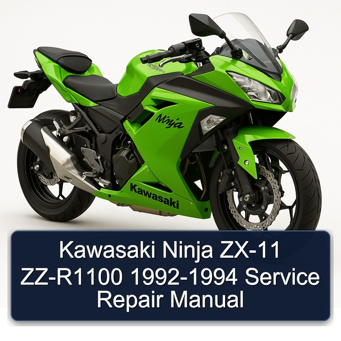 Kawasaki Ninja ZX-11 ZZ-R1100 1992-1994 Service Repair Manual