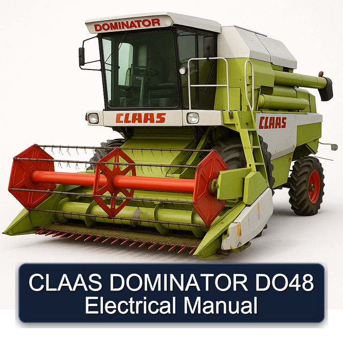 Manual Eléctrico CLAAS DOMINATOR DO48