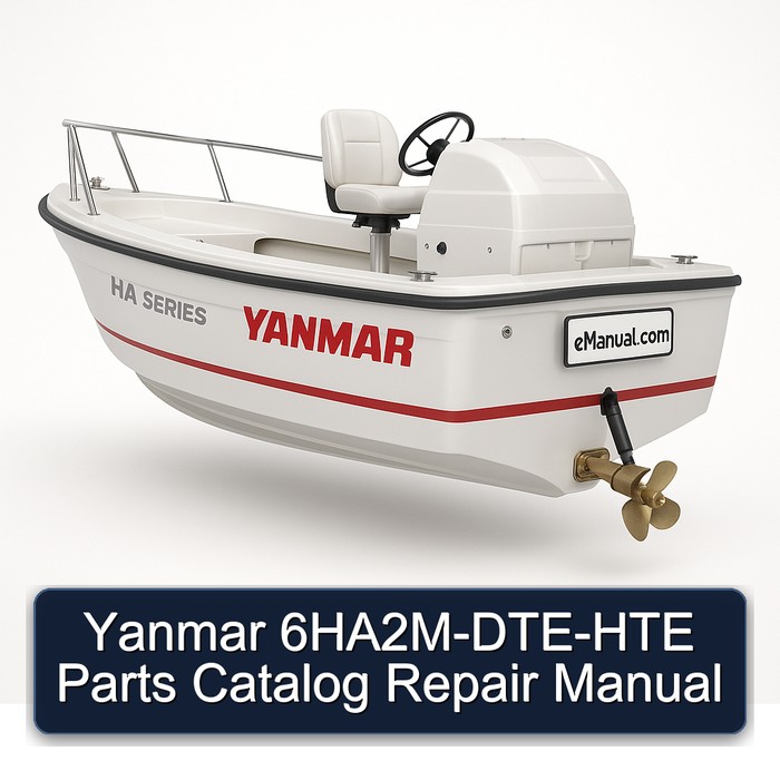 Yanmar 6HA2M-DTE-HTE Parts Catalog Repair Manual 