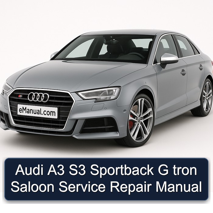 Audi A3 S3 Sportback G tron Saloon Service Repair Manual
