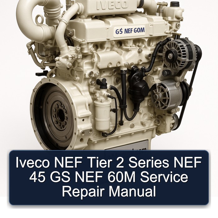 Manual de Reparación y Servicio Iveco NEF Tier 2 Series NEF 45 GS NEF 60M