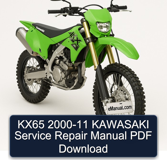 KX65 2000-11 KAWASAKI Service Repair Manual PDF Download