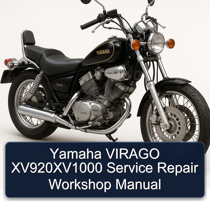 Yamaha VIRAGO XV920XV1000 Service Repair Workshop Manual