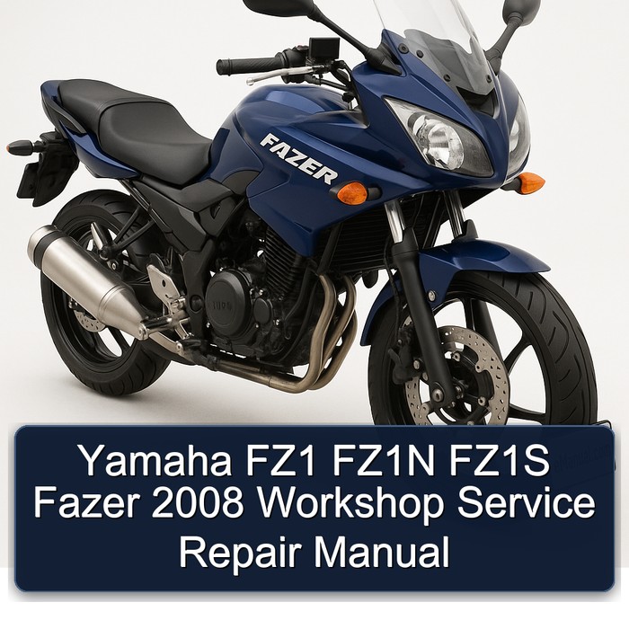 Yamaha FZ1 FZ1N FZ1S Fazer 2008 Workshop Manual de servicio y reparación