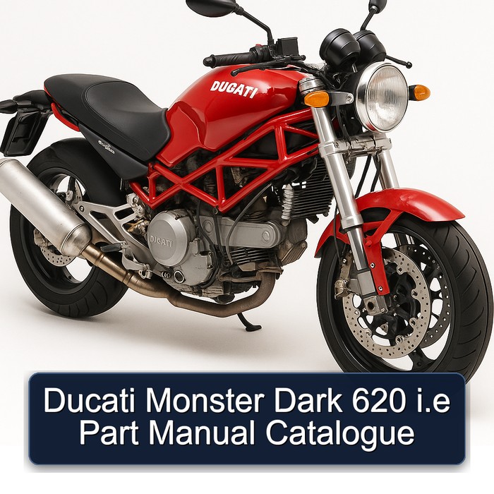 Ducati Monster Dark 620 i.e Part Manual Catalogue