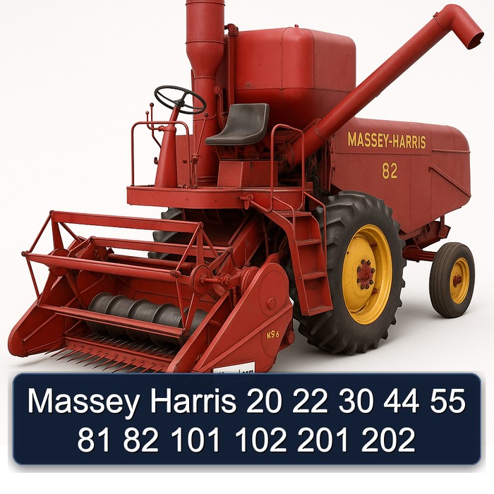 Massey Harris 20 22 30 44 55 81 82 101 102 201 202