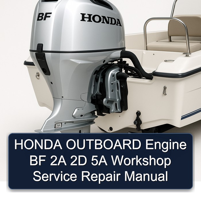 HONDA OUTBOARD Engine BF 2A 2D 5A Workshop Service Repair Manual