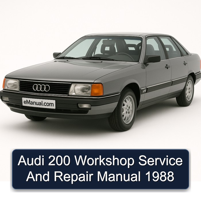 Audi 200 Workshop Service And Repair Manual 1988
