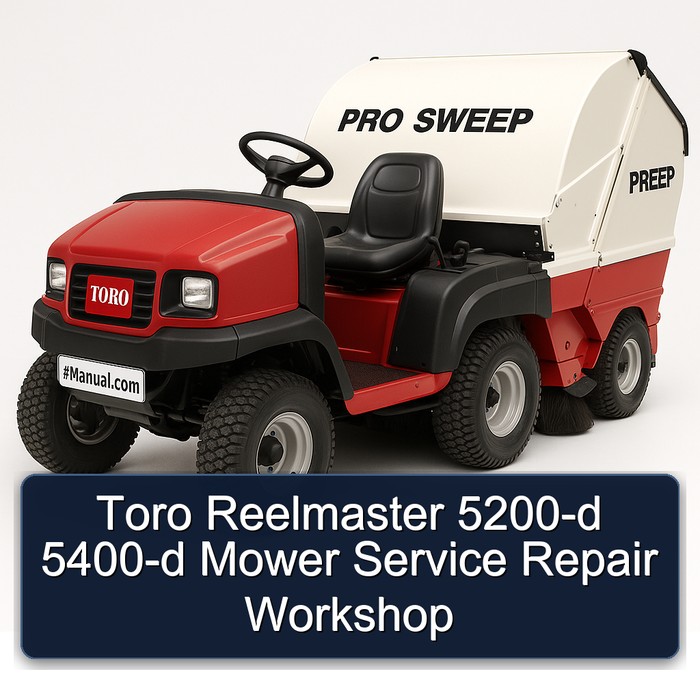 Toro Reelmaster 5200-d 5400-d Mower Service Repair Workshop