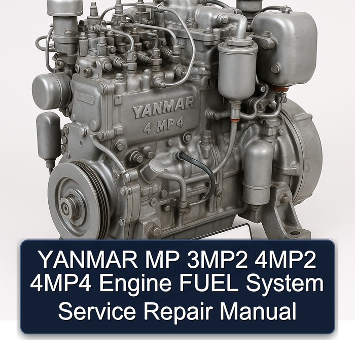 Manual de Servicio y Reparación del Sistema de Combustible para Motores YANMAR MP 3MP2 4MP2 4MP4