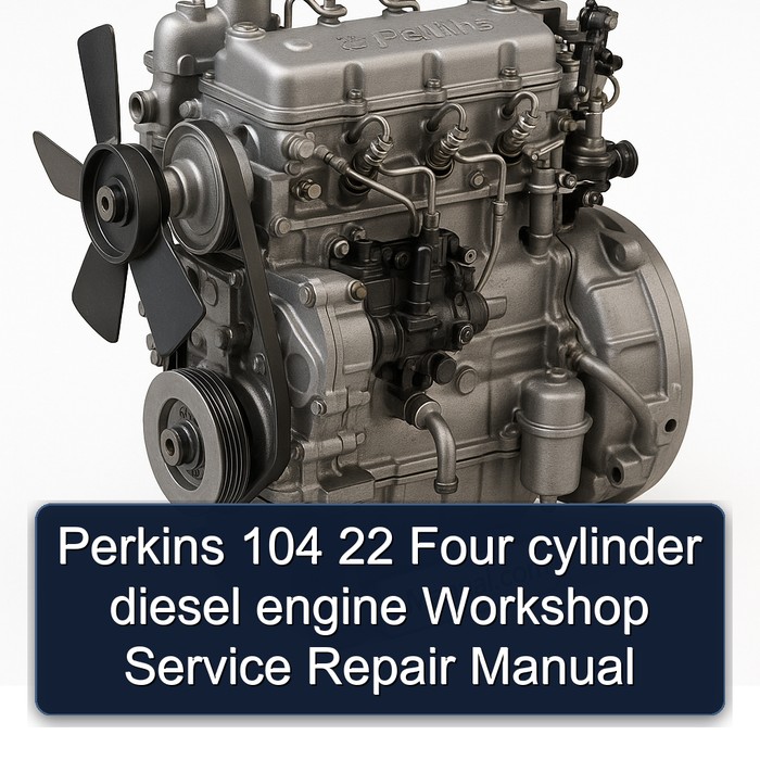 Werkstatthandbuch für Perkins 104 22 Vierzylinder-Dieselmotor