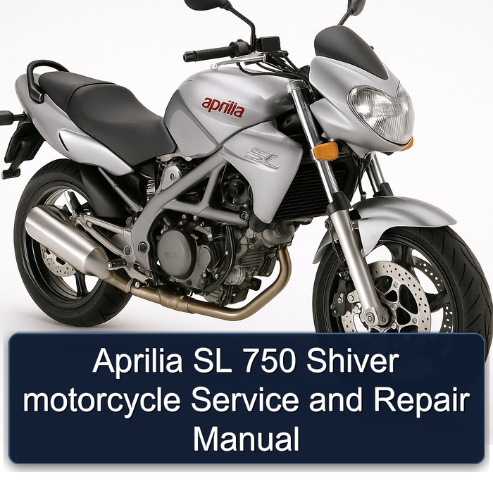 Aprilia SL 750 Shiver motorcycle Manual de servicio y reparación