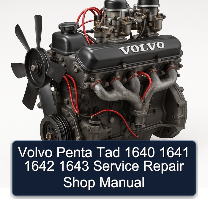 Volvo Penta Tad 1640-1643 Reparaturhandbuch