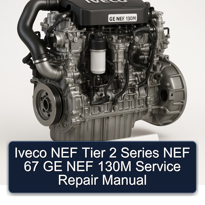 Iveco NEF Tier 2 Series NEF 67 GE NEF 130M Manual de servicio y reparación