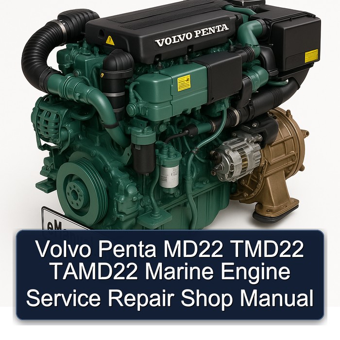 Volvo Penta MD22 TMD22 TAMD22 Marine Engine Service Repair Shop Manual