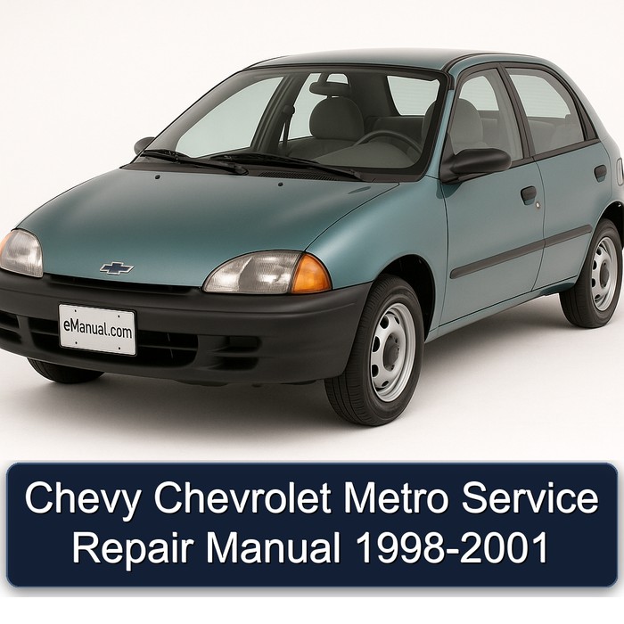 Chevy Chevrolet Metro Manual de servicio y reparación 1998-2001