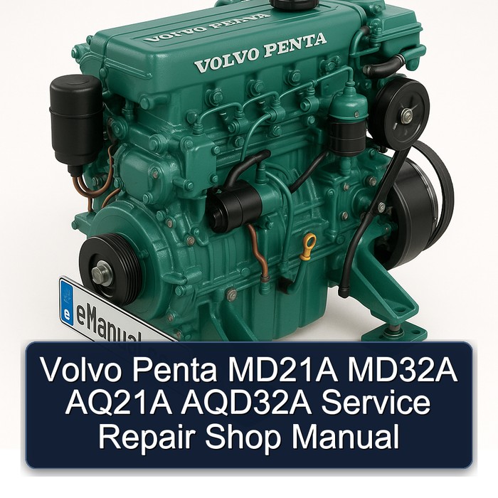 Volvo Penta MD21A MD32A AQ21A AQD32A Service Repair Shop Manual