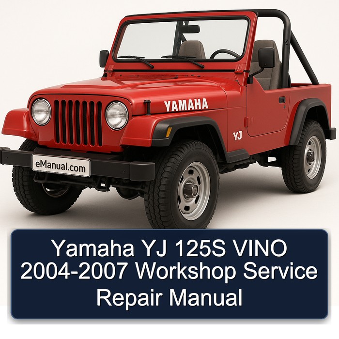 Yamaha YJ 125S VINO 2004-2007 Workshop Manual de servicio y reparación