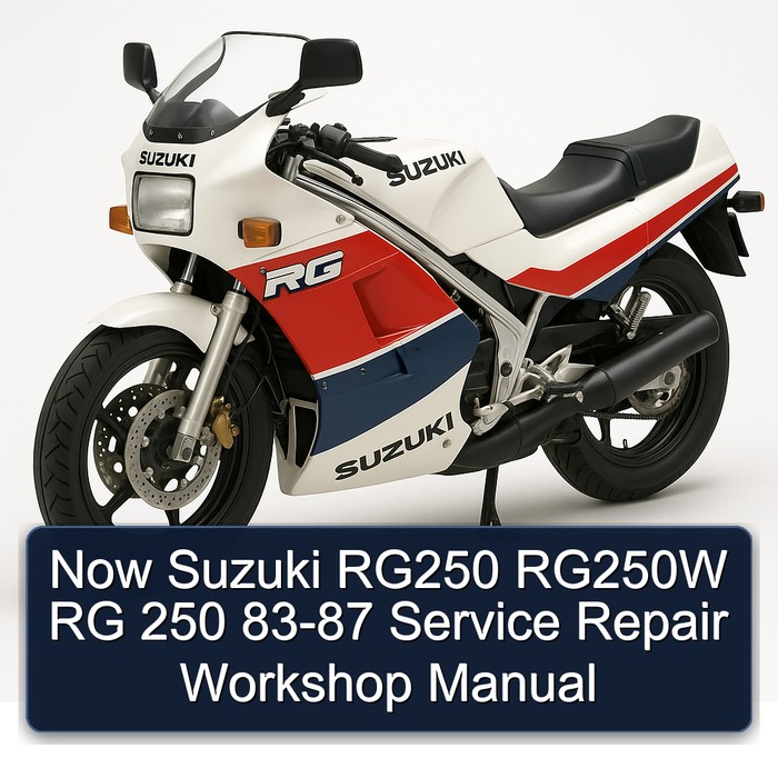 Now Suzuki RG250 RG250W RG 250 83-87 Service Repair Workshop Manual