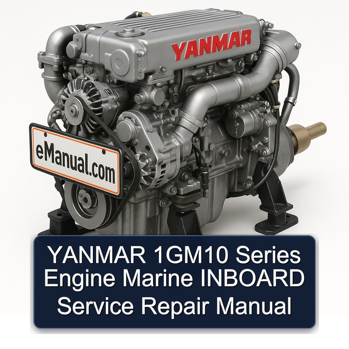 YANMAR 1GM10 Series Engine Marine INBOARD Manual de servicio y reparación