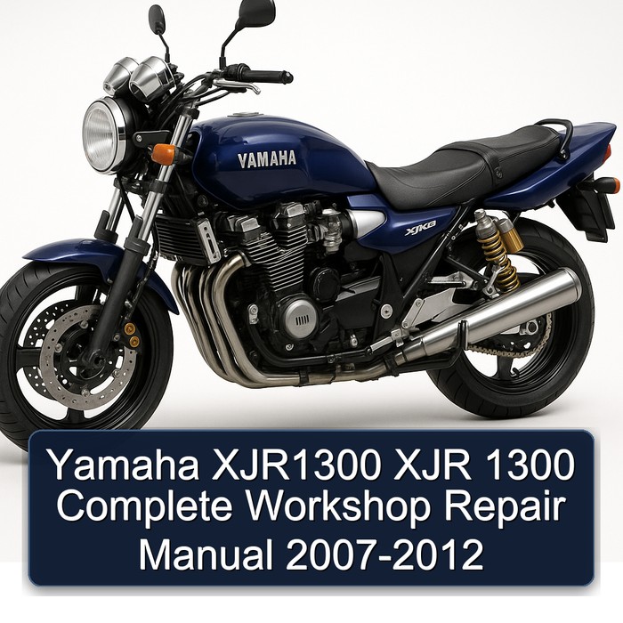 Yamaha XJR1300 XJR 1300 Complete Workshop Repair Manual 2007-2012